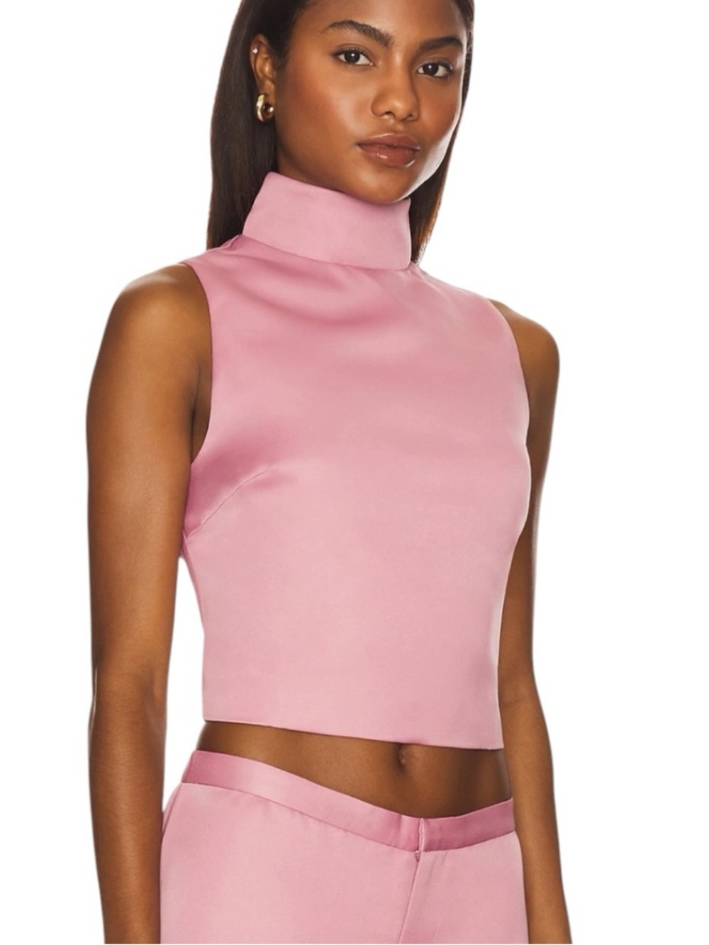 × REVOLVE The Cora Top in Blush
Nakedvice
High neck sleeveless 
New with tags